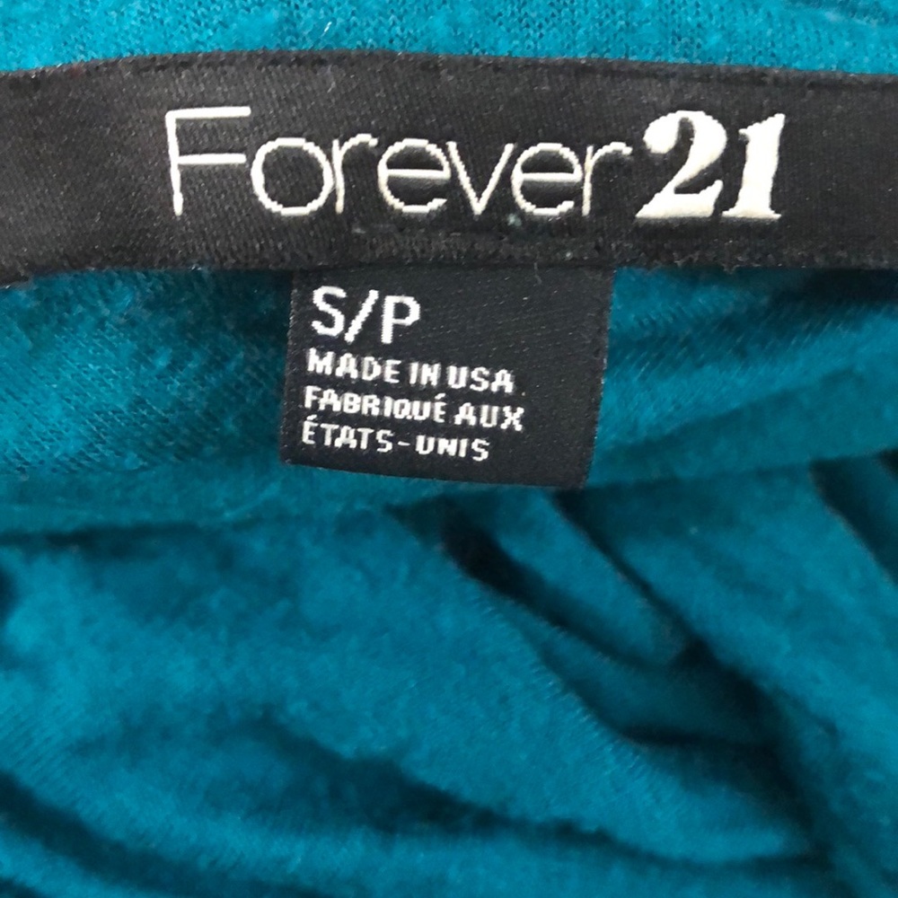 Teal Turquoise Ruched Dress - Picture 4 of 4